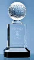 Thumbnail for Optical Crystal Golf Ball Column Award